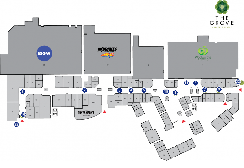 The Grove Shopping Centre Floor 1
