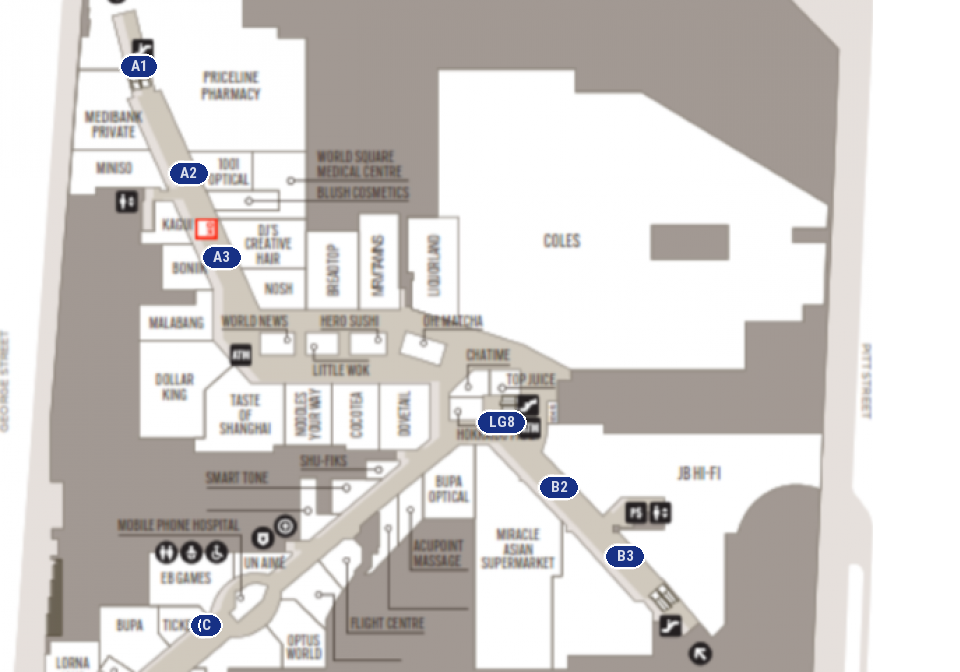 World Square Shopping Centre Lower Ground Floor
