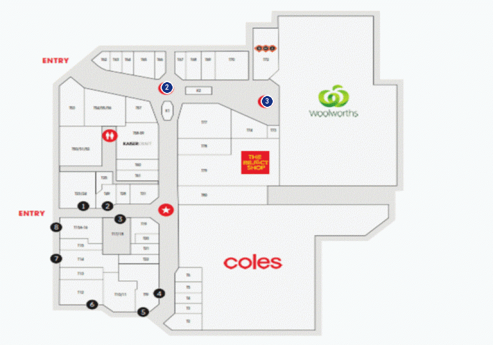 Northpark Shopping Centre Floor 1