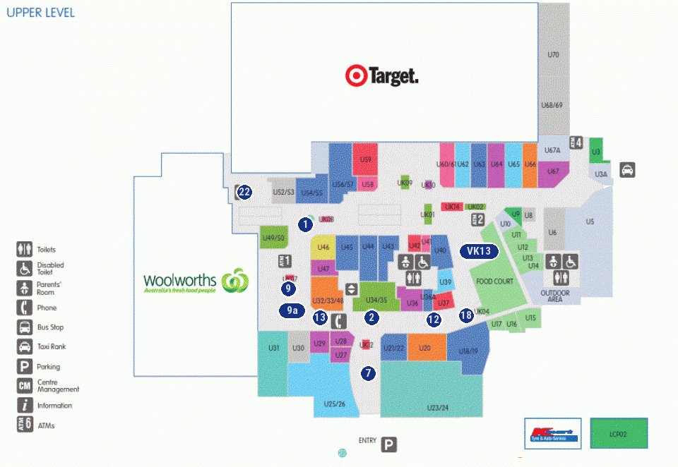 Campbelltown Mall Upper Level