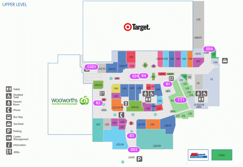Campbelltown Mall Upper Level